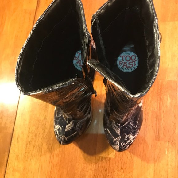 Too Fast Stiletto Boots - Picture 5 of 5